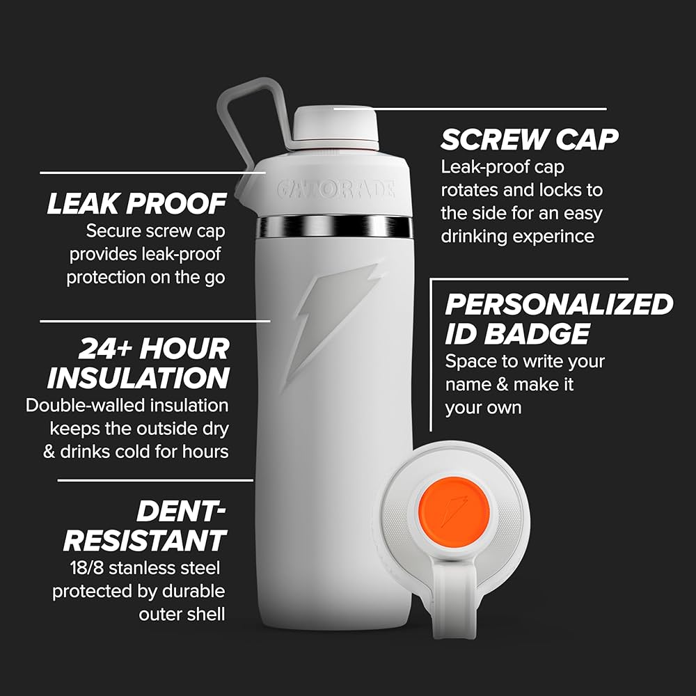 Amazon.co.jp: Gatorade 'Overtime' 22オンス ステンレス